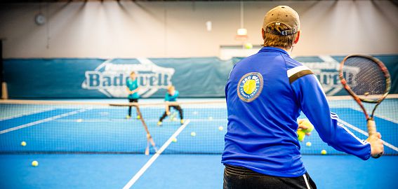 Indoor tennis courts